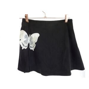 NWT For Love & Lemons Auden Mini Skirt Butterfly Size S